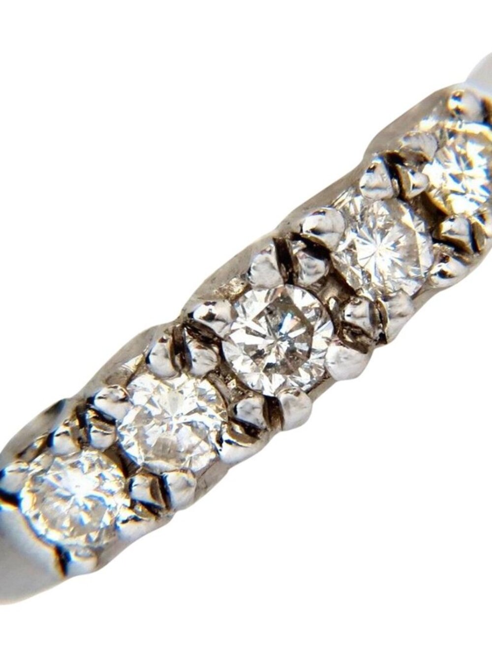 .55CT NATURAL DIAMONDS RING CLASSIC BAND 14KT H/VS*